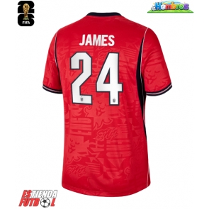 Inglaterra Reece James #24 Segunda Equipación Mundial 2026 Manga Corta
